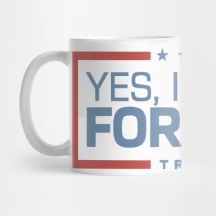 Yes, I Voted for This Retro Vintage Mug